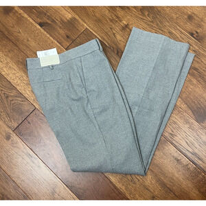 ANN TAYLOR Sz 4 Gray "Kate Fit" Trouser Pants NEW $108 Flannel classic